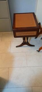 Antieke Opklaptafel, Antiek, Minder dan 50 cm, Gebruikt, Vierkant