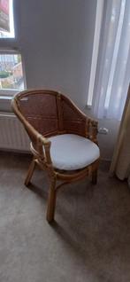 Rieten stoelen, Huis en Inrichting, Stoelen, Ophalen, Twee, Bruin, Riet of Rotan