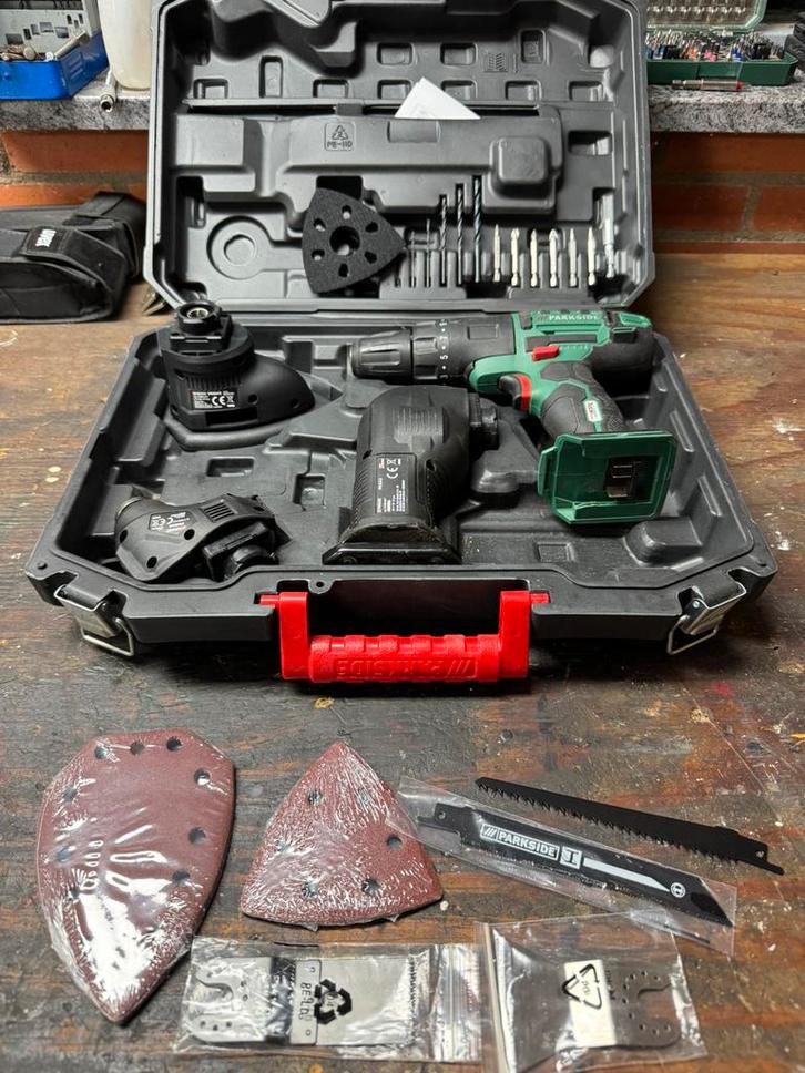 Bijna nieuwe 4 in 1 tool van Parkside, Doe-het-zelf en Verbouw, Gereedschap | Boormachines, Zo goed als nieuw, Ophalen of Verzenden
