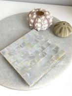 Parelmoer onderzetters set, Verzamelen, Mineralen en Fossielen, Ophalen of Verzenden