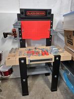 Speelgoed Werkbank Smoby Black & Decker met gereedschap, Ophalen, Zo goed als nieuw