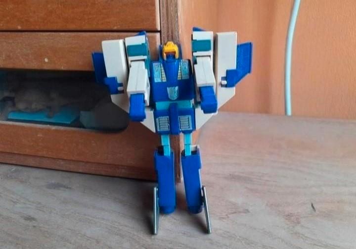 Transformers g1 blitzwing vintage figuur robot, Verzamelen, Transformers, Gebruikt, G1, Ophalen of Verzenden
