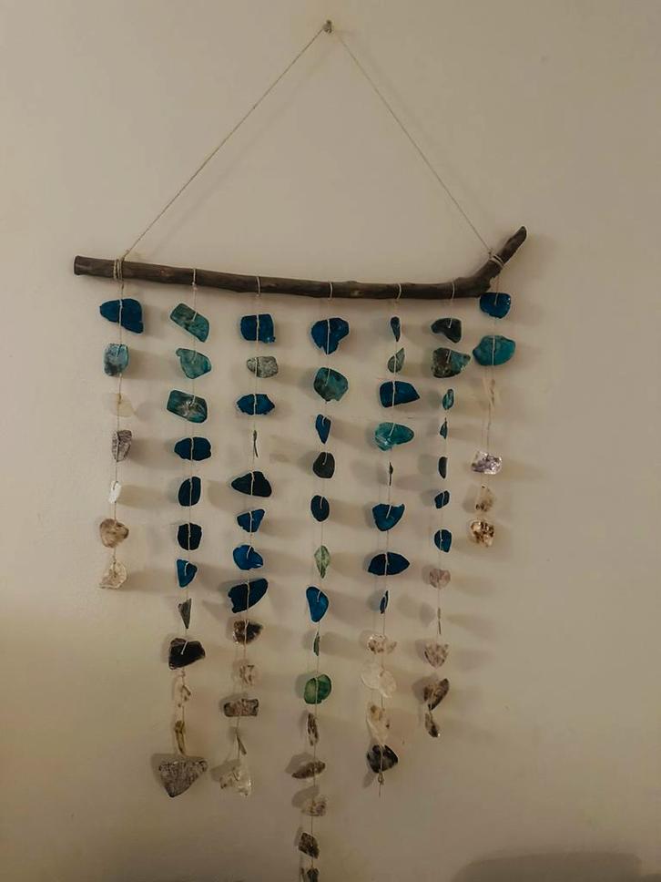 Schelpen Wanddecoratie - Handgemaakt, Huis en Inrichting, Woonaccessoires | Wanddecoraties, Zo goed als nieuw, Ophalen of Verzenden