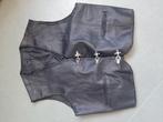 Leren bikervest, Motoren, Kleding | Motorkleding, Ophalen of Verzenden, Nieuw zonder kaartje, Jas | leer