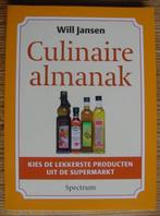 Culinaire Almanak - Will Jansen, Ophalen of Verzenden, Zo goed als nieuw, Voorgerechten en Soepen