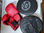 bokshandschoenen met pads, Ophalen of Verzenden, Zo goed als nieuw, Bokshandschoenen