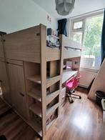 Hoogslaper met bureau en kastruimte, Ophalen, Gebruikt, Hoogslaper, Eenpersoons