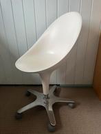 Bureaustoel Bombo chair with wheels wit, Gebruikt, Bureaustoel, Wit, Ophalen