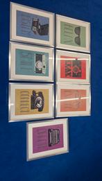 7 IKEA Ribba fotolijsten incl. posters, Huis en Inrichting, Woonaccessoires | Schilderijen, Tekeningen en Foto's, Ophalen