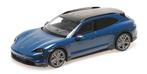 Porsche Taycan Cross Tourismo Turbo S 2021 Blauw-Met - 1:18, Minichamps, Auto, Nieuw, Ophalen of Verzenden