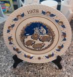 Spode Fine Bone China Engeland 1978 Kerst Dinner 20,5 cm, Ophalen of Verzenden, Zo goed als nieuw