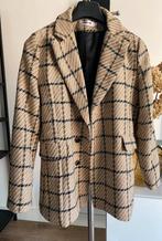 Geruite blazer beige maat L, Kleding | Dames, Verzenden, Beige, Maat 42/44 (L), Nieuw