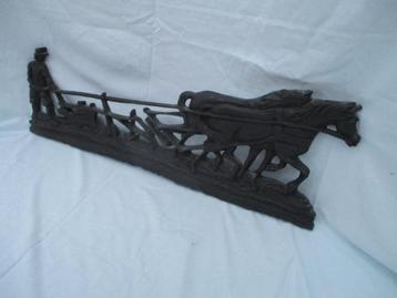 Smeedijzeren Ploegende Boer,v.a 30,00e beschikbaar voor biedingen