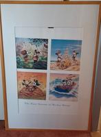 Schilderij /lijst met poster, Ophalen, Zo goed als nieuw, Hout, 75 cm of meer