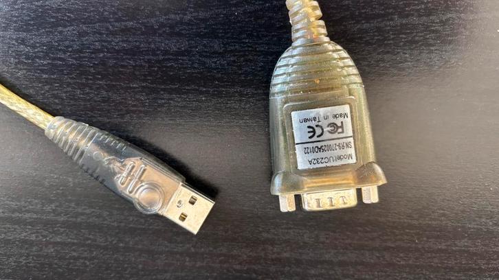 ATEN UC232A adapter USB - RS323 DB 9 kabel, Computers en Software, Pc- en Netwerkkabels, Zo goed als nieuw, Ophalen of Verzenden