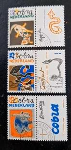 Nederland 1988 - nvph 1408-1410 - kunstbeweging Cobra -abw, Postzegels en Munten, Postzegels | Nederland, Ophalen of Verzenden
