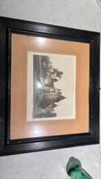 Antieke Litho, Château de Colombières, F. Benoist del, Ophalen of Verzenden