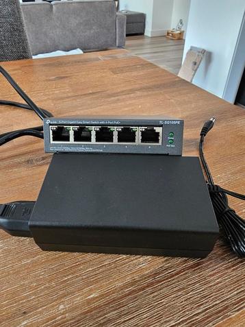 TP-Link TL-SG105PE 5-Poorts Gigabit PoE Switch beschikbaar voor biedingen