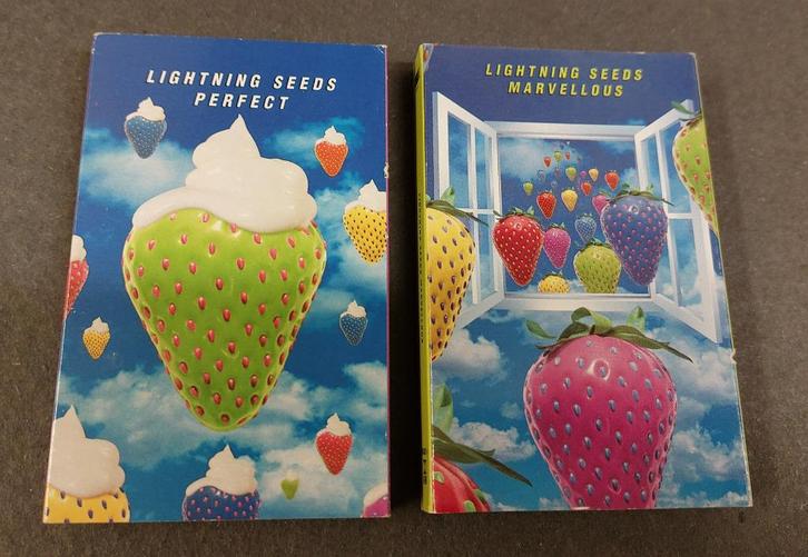 Lightning Seeds 2 CASSETTE SINGLES Perfect Marvellous 1995, Cd's en Dvd's, Cassettebandjes, Gebruikt, Origineel, Pop, 2 t/m 25 bandjes