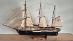 Model houten driemaster schip / boot, Hobby en Vrije tijd, Modelbouw | Boten en Schepen, Ophalen, Gebruikt