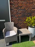Alibert tuinstoel en tafeltje, Ophalen of Verzenden, Zo goed als nieuw, Bakstenen