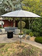 Mooie grijze parasol van 260 cm breed, Tuin en Terras, Ophalen, Kantelbaar, Gebruikt, 2 tot 3 meter