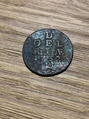 1 Duit Gelriae 1752 beschikbaar voor biedingen