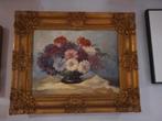 Mooi oud schilderij met bloemen kunst antiek painting, Antiek en Kunst, Ophalen