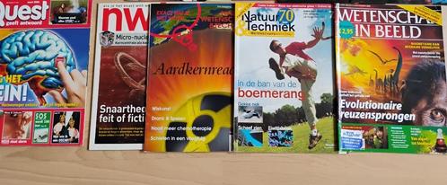 5 tijdschriften NWT Wetenschap in beeld Quest € 1,50 p. stuk, Boeken, Tijdschriften en Kranten, Gelezen, Wetenschap en Natuur