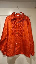 Rode blouse met ruches - Carnaval, Ophalen of Verzenden, Zo goed als nieuw, Carnaval, Kleding
