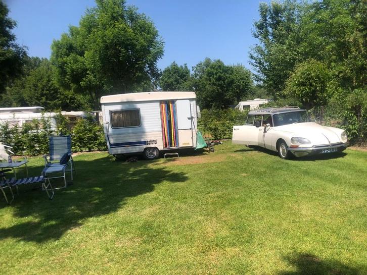 Caravan, Caravans en Kamperen, Caravans, Particulier, tot en met 3, 500 - 750 kg, Standaardzit, Esterel, Dwarsbed, tot 4 meter