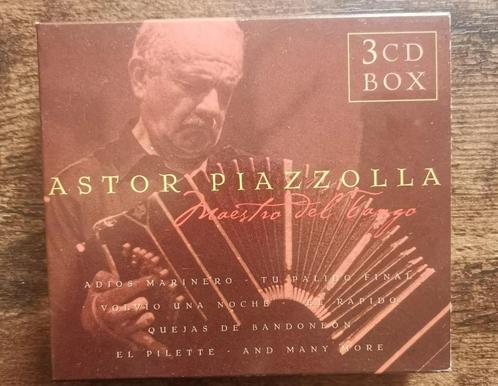 3 CD 's Astor Piazzolla ‎- Maestro Del Tango GSS 5300, Cd's en Dvd's, Cd's | Latin en Salsa, Boxset, Ophalen of Verzenden