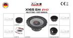 AUDIOSYSTEM X165 EM EVO composet (LAKRO KNALLER), Auto diversen, Autospeakers, Ophalen of Verzenden, Nieuw