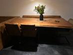 Eiken Eettafel Huus, Huis en Inrichting, Tafels | Eettafels, Gebruikt, Eikenhout, Ophalen of Verzenden, Vijf personen of meer