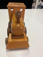 Mooi Grote Houten Locomotief, Ophalen of Verzenden, Zo goed als nieuw, Duw- of Trekspeelgoed