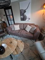 2,5 zitbank kleur taupe., Ophalen, Zo goed als nieuw, Stof