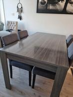 Eettafel met 4 stoelen (renovatie nodig) - Haarlem, Overige materialen, Gebruikt, 150 tot 200 cm, Modern