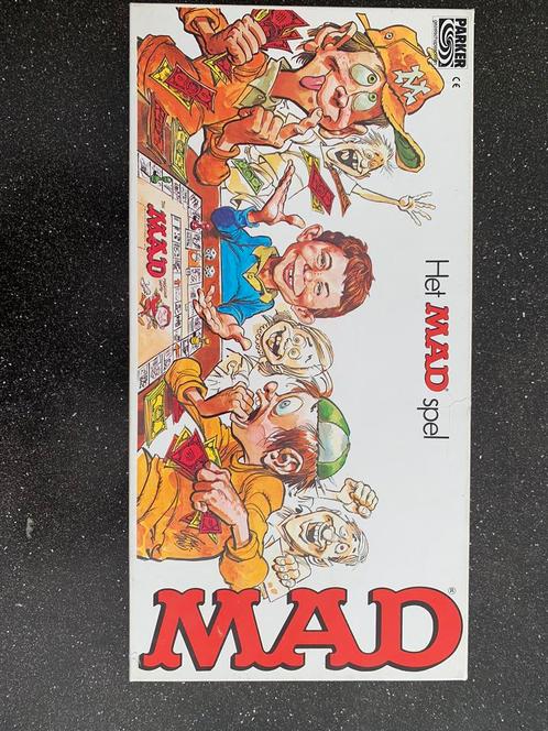 MAD bordspel, Hobby en Vrije tijd, Gezelschapsspellen | Bordspellen, Zo goed als nieuw, Drie of vier spelers, Ophalen