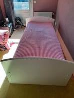 Eenpersoonsbed Vroomshoop Ronda - Wit MDF, Gebruikt, 90 cm, Eenpersoons, Wit