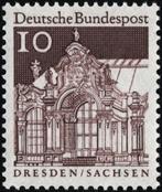 Y&T 391/92 - 386 - 393/97 - gebouwen - 1967 - postfris - XX, Ophalen of Verzenden, BRD, Postfris