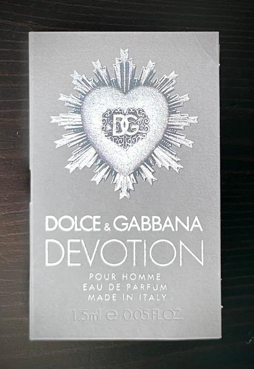 Dolce & Gabbana Devotion Pour Homme - Eau de Parfum proefje, Sieraden, Tassen en Uiterlijk, Uiterlijk | Parfum, Nieuw, Ophalen of Verzenden