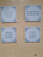 Spreuktegels 15 x 15 cm. Nieuw, Ophalen of Verzenden