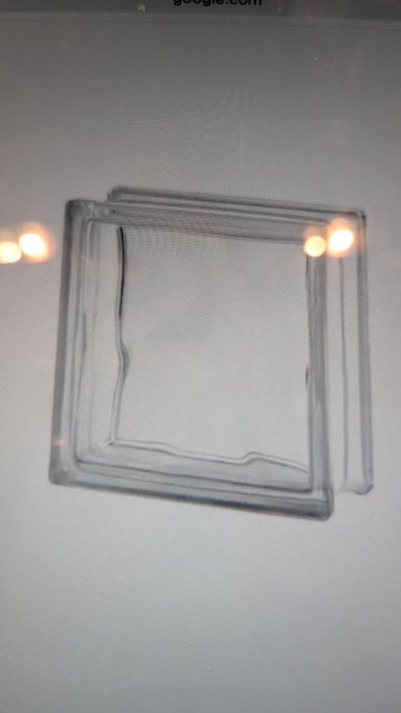 Glazen bouwstenen, Doe-het-zelf en Verbouw, Glas en Ramen, Zo goed als nieuw, Overige typen, Minder dan 80 cm, Minder dan 80 cm