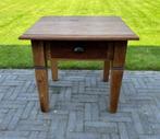 teak bijzettafel, Gebruikt, Vierkant, 55 tot 75 cm, Hout