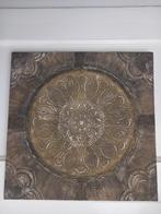 Schilderij vierkant, wandpaneel, nieuw, mandala, 3d effect, Ophalen, Minder dan 50 cm, Nieuw, Schilderij