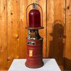 Sein lamp Neostop Haarlem metaal rood origineel 48,5 hoog, Ophalen of Verzenden