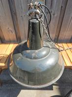 Industriële Franse Fabriekslamp, Ophalen, Gebruikt, Metaal, Minder dan 50 cm