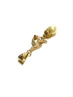 18k gouden hanger met een parel, Overige voorstellingen, ., Ophalen of Verzenden, Zo goed als nieuw