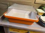 Koelkast groente box retro oranje wit, Ophalen of Verzenden, Overige typen