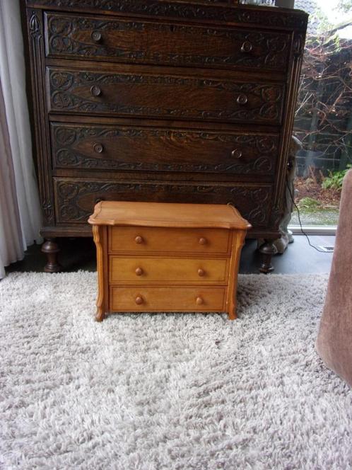 ANTIEKE MINI COMMODE/LE BAIN AIMEE/CHEST OF DRAWERS COMMODE, Antiek en Kunst, Curiosa en Brocante, Ophalen
